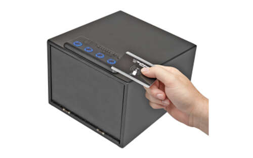 Safes Security Bulldog Cases Quick Vault BULLDOG MAGNUM LED VAULT 11.5X10X8 • Model: Quick Vault